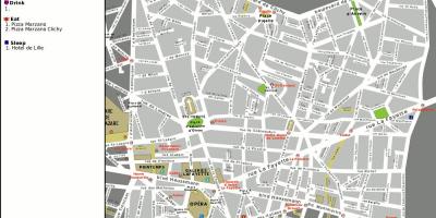 Zemljevid 9. okrožju Pariza