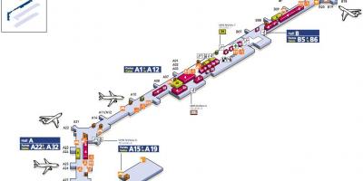 Zemljevid Južne Orly letališče