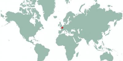 Zemljevid parizu na Svetovni zemljevid
