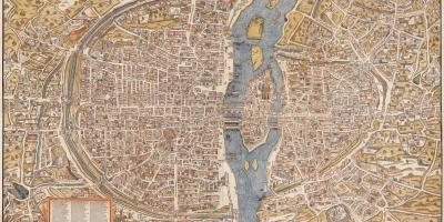 Zemljevid Stari Pariz