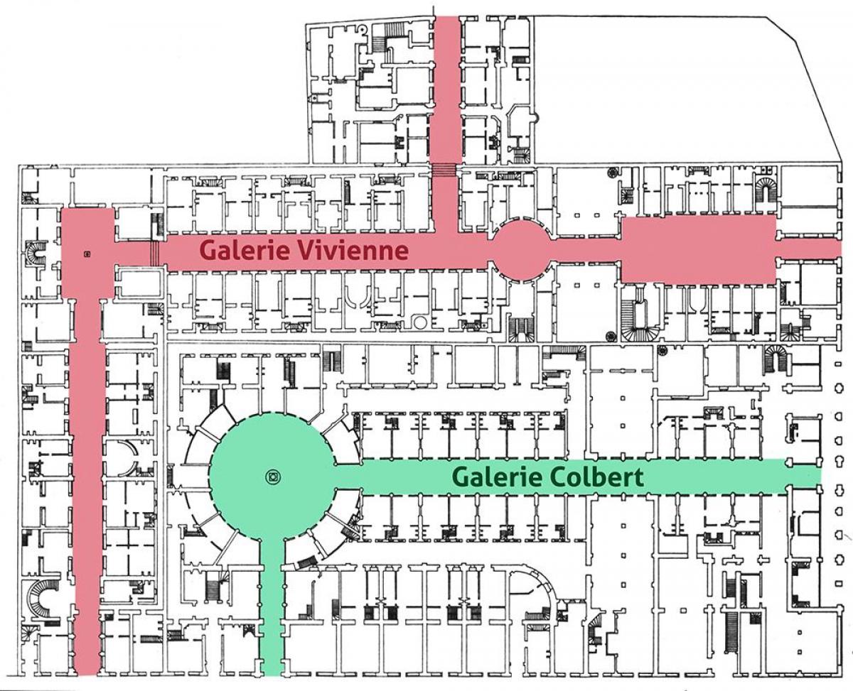Zemljevid Galerie Vivienne