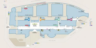 Zemljevid Georges-Pompidou bolnišnici
