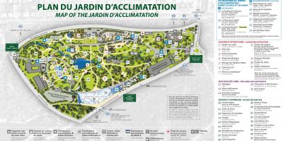 Zemljevid Jardin d'Acclimatation