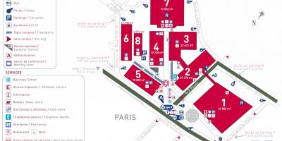 Zemljevid Paris expo