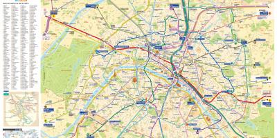 Zemljevid podzemne železnice RATP